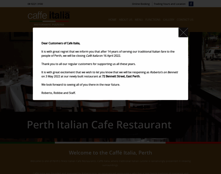 Perthcaffeitalia.com.au thumbnail