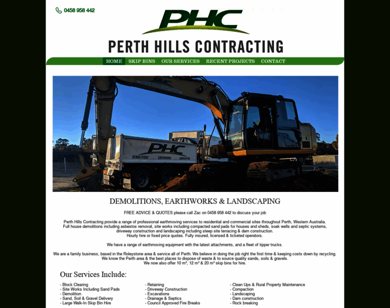 Perthhillscontracting.com.au thumbnail