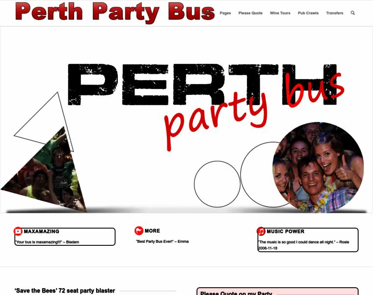 Perthpartybus.com.au thumbnail