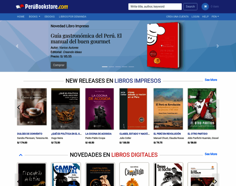 Perubookstore.com thumbnail