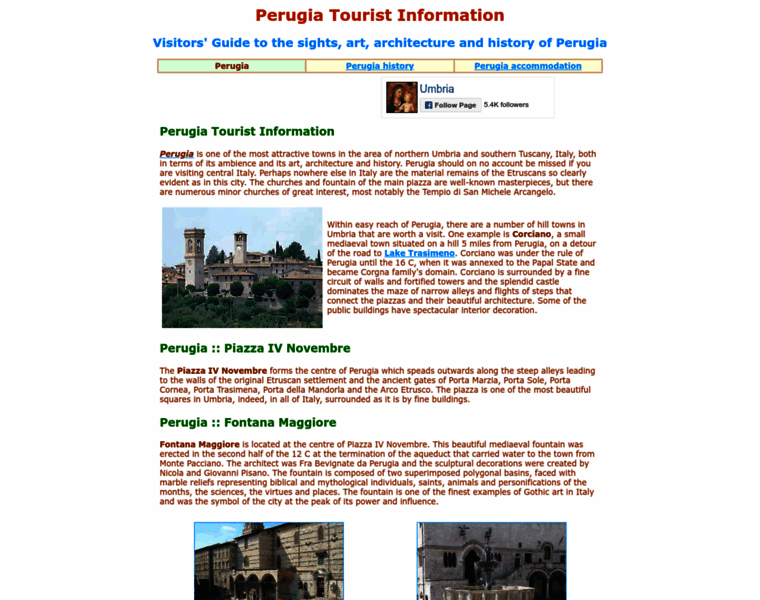 Perugia-italy.org thumbnail