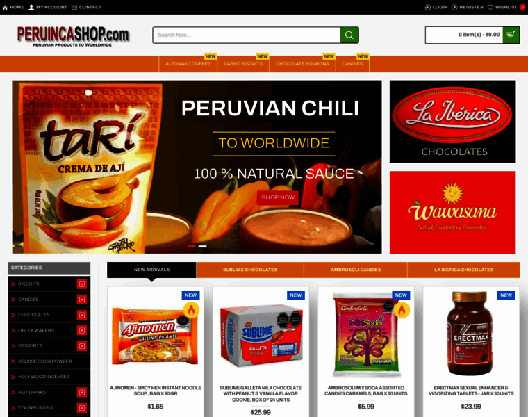 Peruincashop.com thumbnail