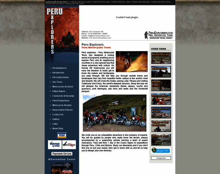 Perumotorcycletours.com thumbnail