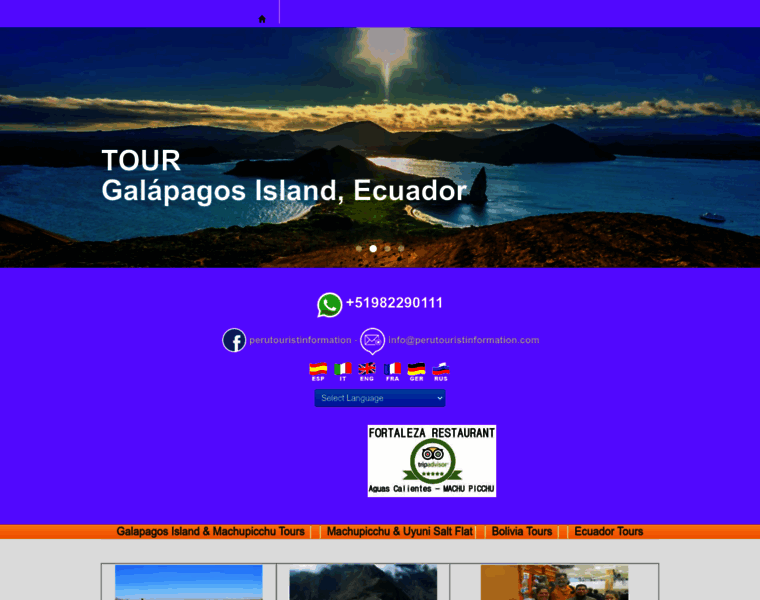 Perutouristinformation.com thumbnail