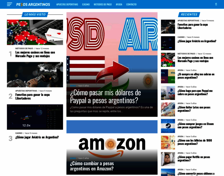 Pesosargentinos.com thumbnail