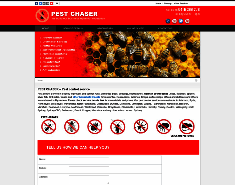 Pestchaser.com.au thumbnail