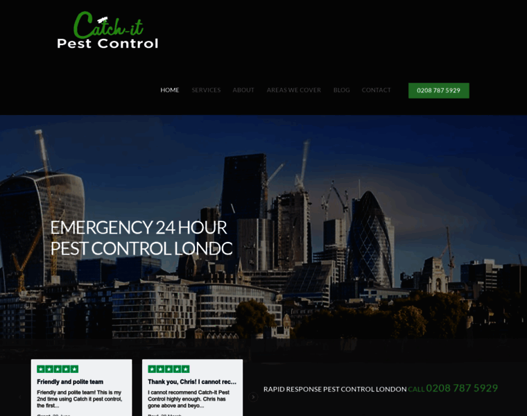 Pestcontrol4london.co.uk thumbnail