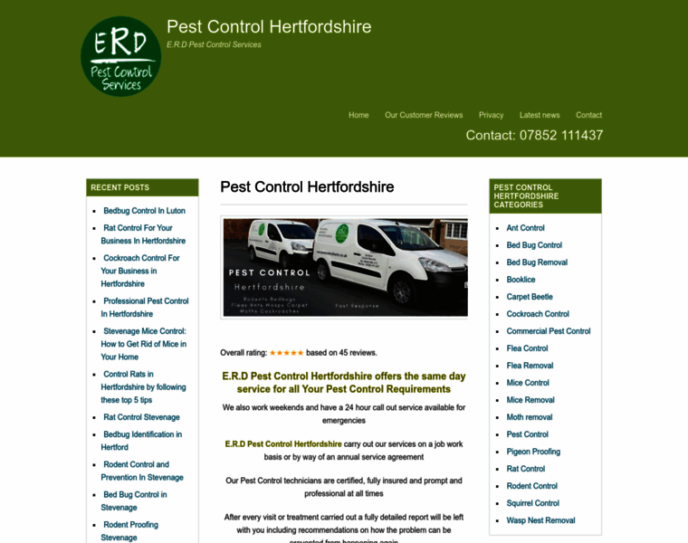 Pestcontrolhertfordshire.co.uk thumbnail