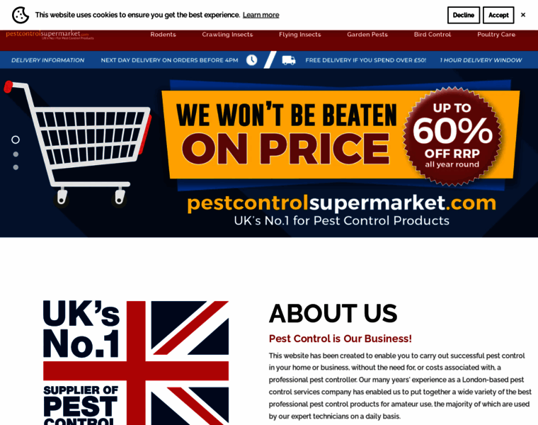 Pestcontrolsupermarket.com thumbnail