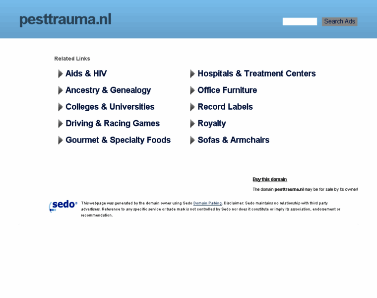 Pesttrauma.nl thumbnail