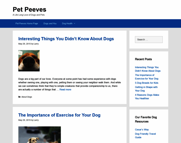 Pet-peeves.org thumbnail