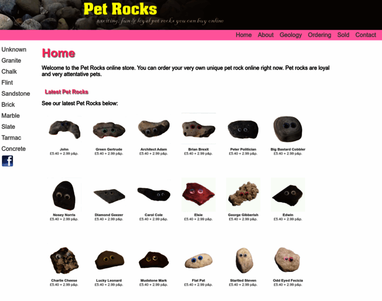 Pet-rocks.co.uk thumbnail
