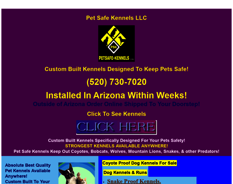 Pet-safe-kennels.com thumbnail