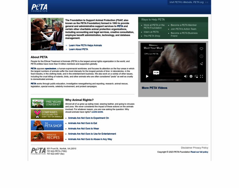 Petaf.org thumbnail