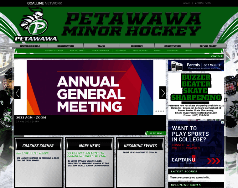 Petawawaminorhockey.ca thumbnail