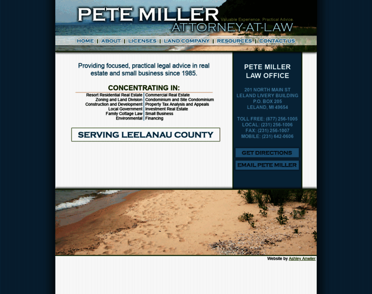 Petemillerlaw.com thumbnail