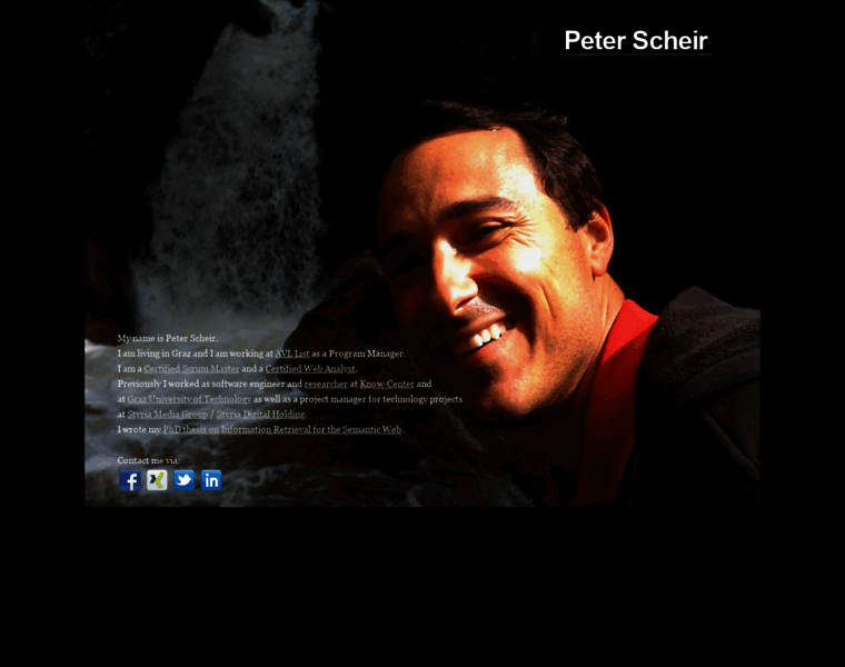 Peter.scheir.net thumbnail