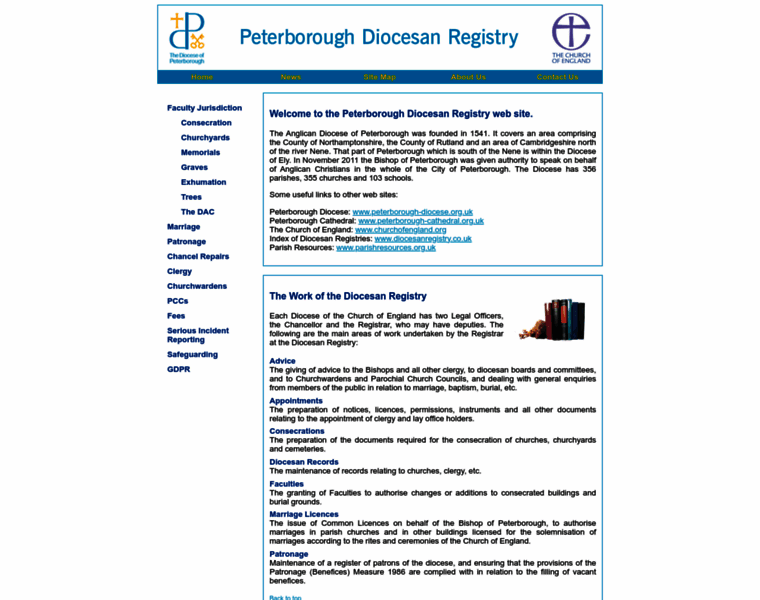 Peterboroughdiocesanregistry.co.uk thumbnail