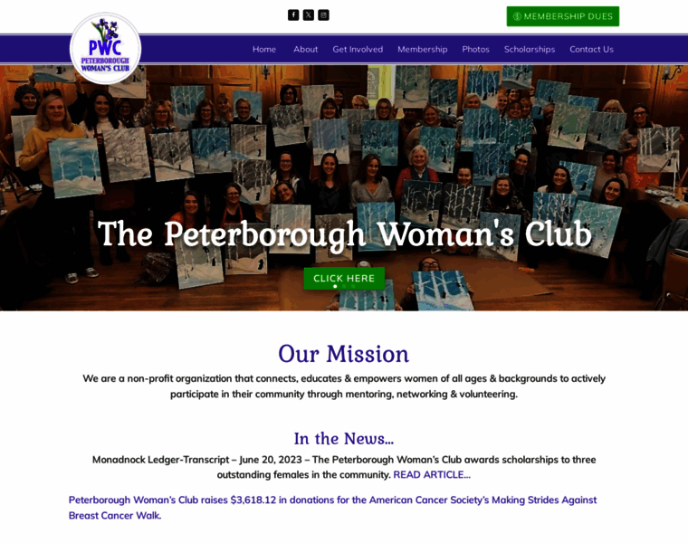 Peterboroughwomansclub.org thumbnail