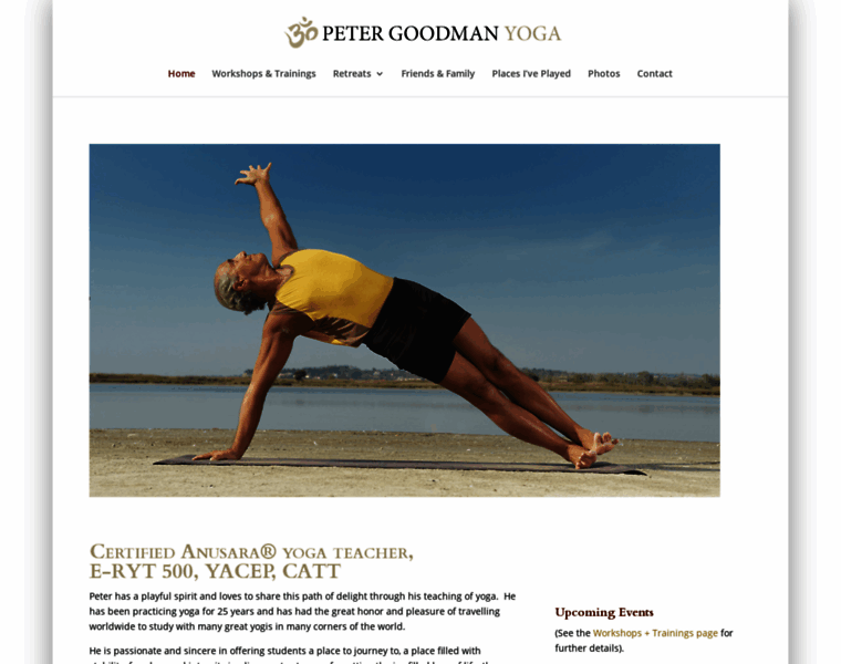 Petergoodmanyoga.com thumbnail