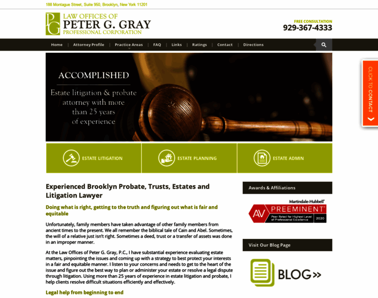 Petergraylaw.com thumbnail