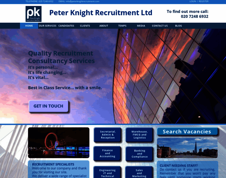 Peterknightrecruitment.com thumbnail