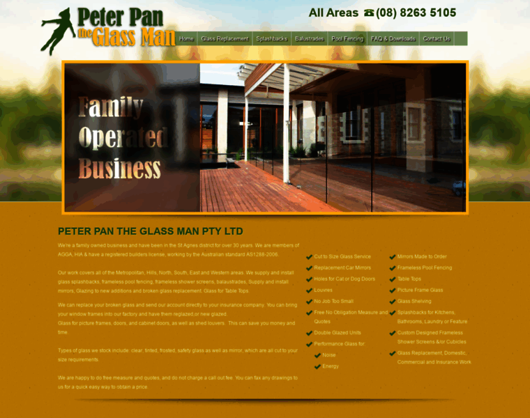 Peterpanglass.net.au thumbnail