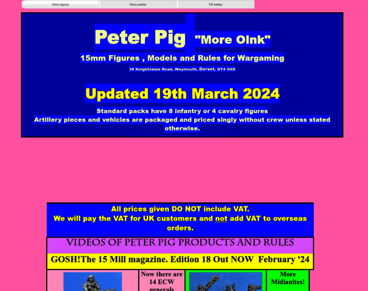 Peterpig.co.uk thumbnail