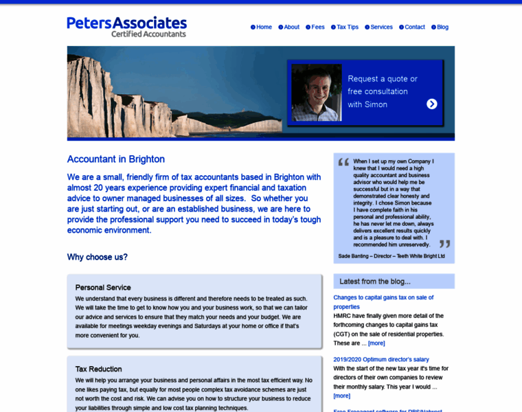 Petersassociates.co.uk thumbnail