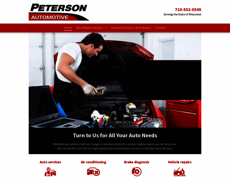 Petersonautorepair.com thumbnail