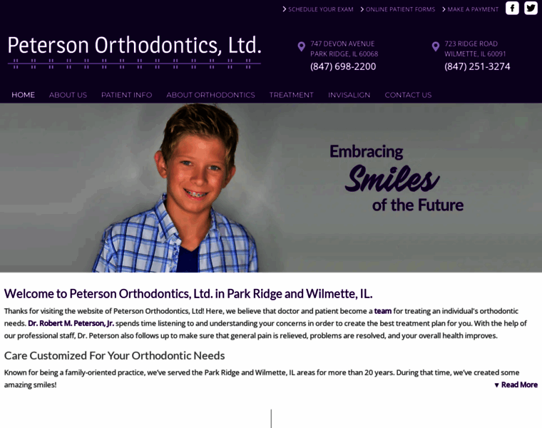 Petersonorthodontics.net thumbnail