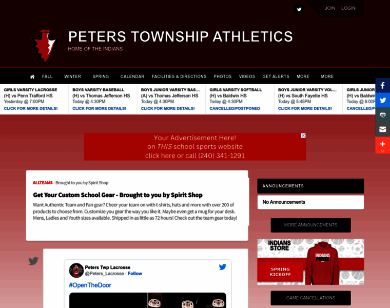 Peterstwpsports.com thumbnail