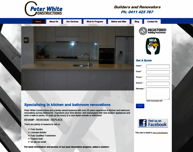Peterwhiteconstructions.com.au thumbnail
