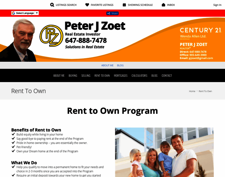 Peterzoet-realtysolutions.com thumbnail