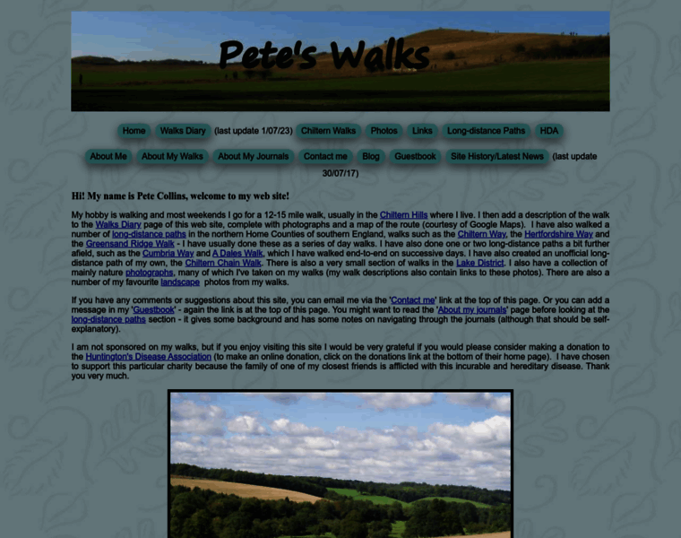 Petes-walks.co.uk thumbnail