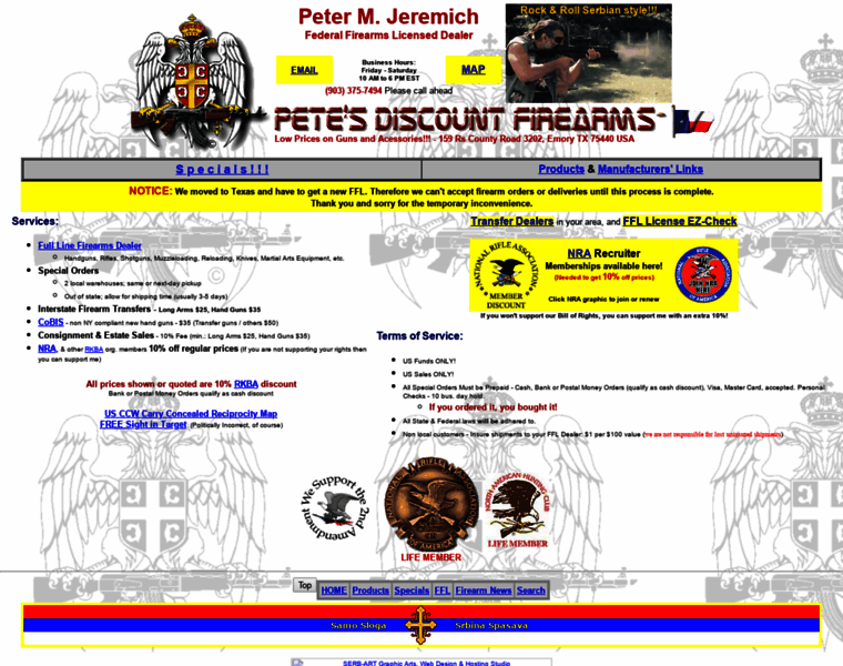 Petesdiscountfirearms.com thumbnail