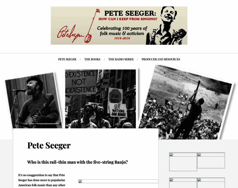 Peteseeger.org thumbnail