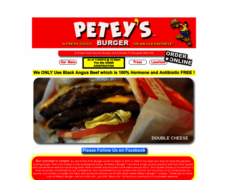 Peteysburger.com thumbnail