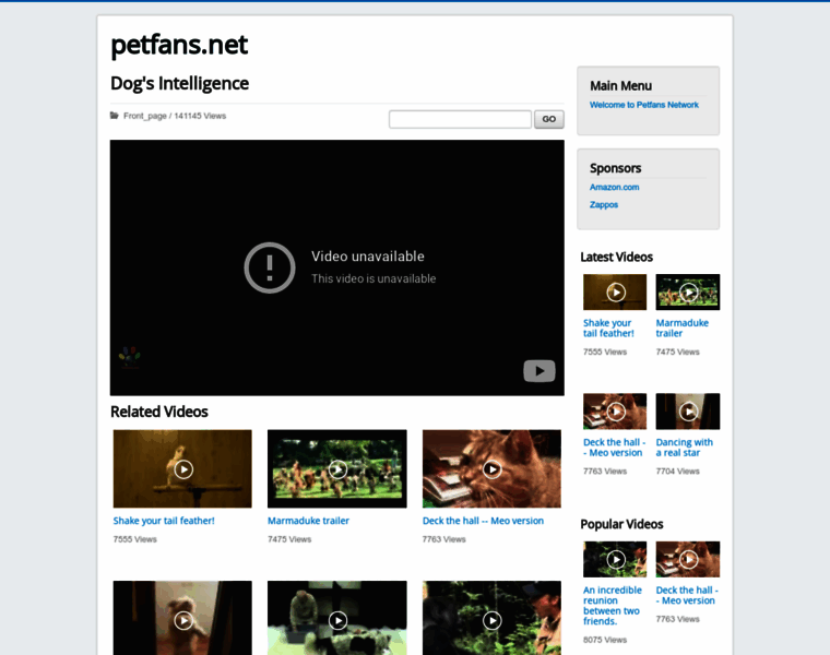 Petfans.net thumbnail