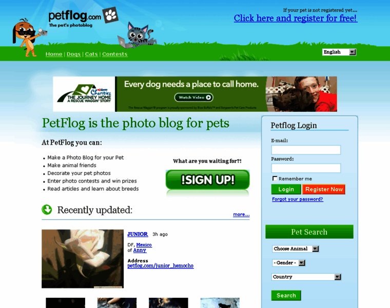 Petflog.com thumbnail