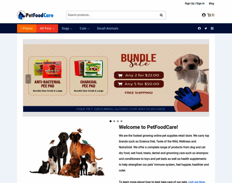 Petfoodcare.com.sg thumbnail