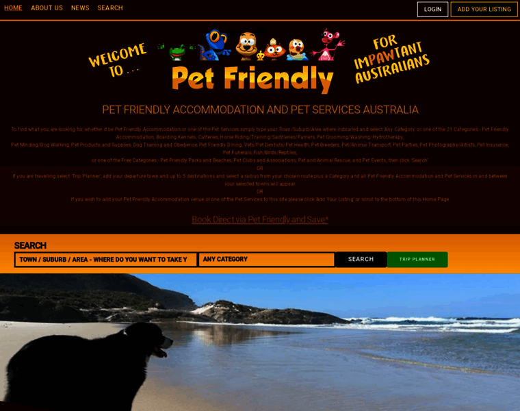 Petfriendly.com.au thumbnail
