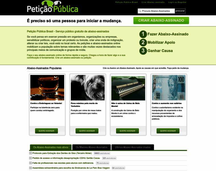 Peticaopublica.com.br thumbnail