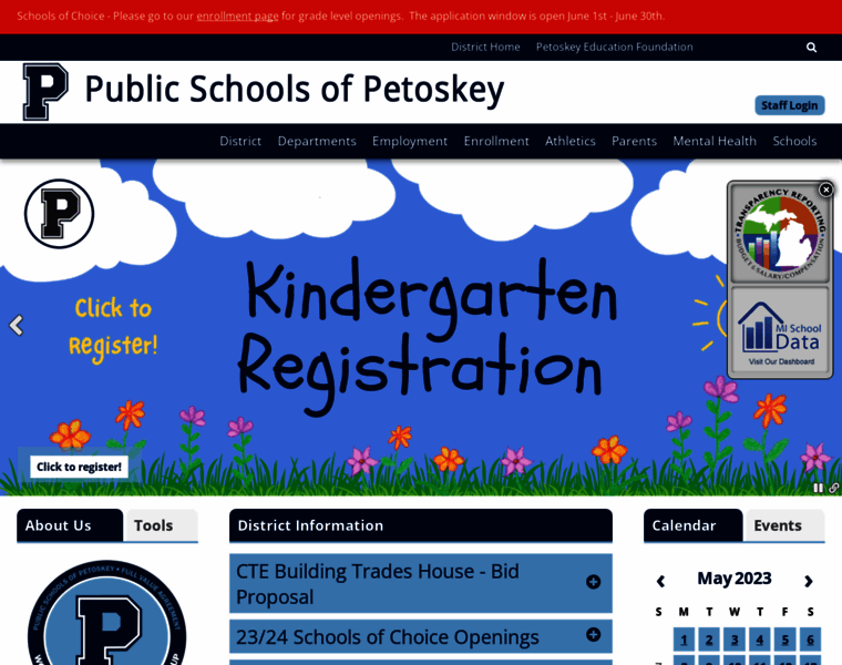 Petoskeyschools.org thumbnail