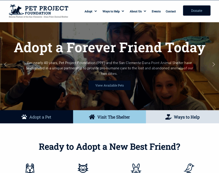 Petprojectfoundation.org thumbnail