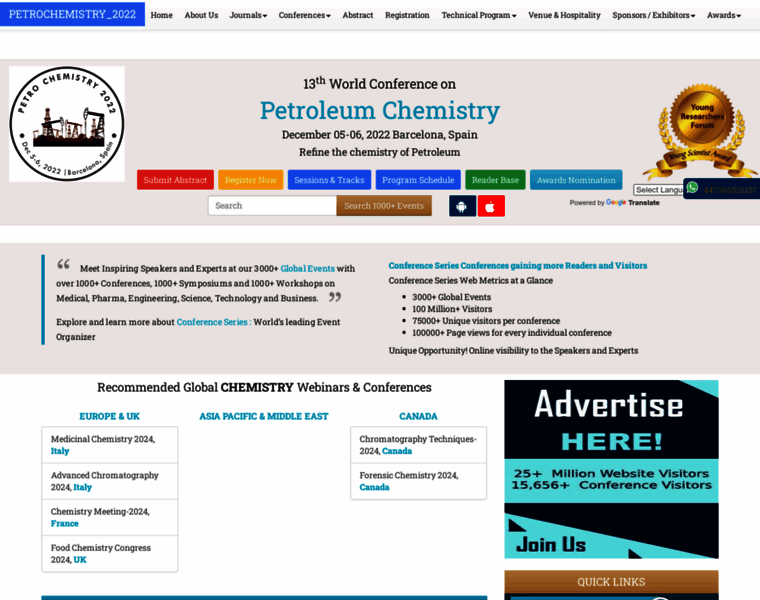 Petrochemistry.insightconferences.com thumbnail