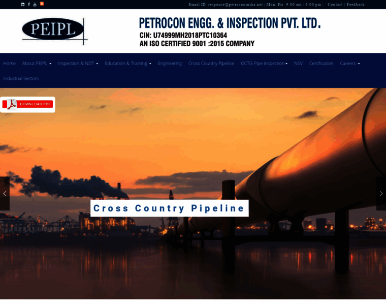 Petroconindia.net thumbnail