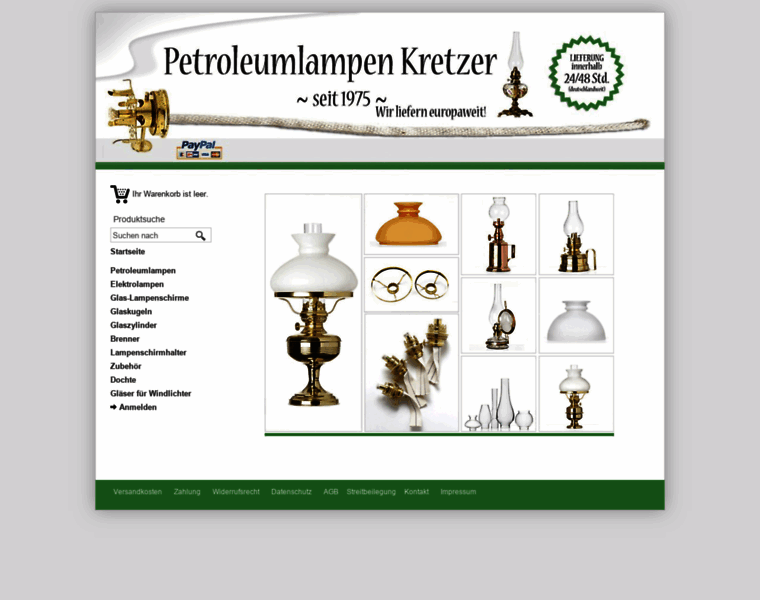 Petroleum-lampen.de thumbnail