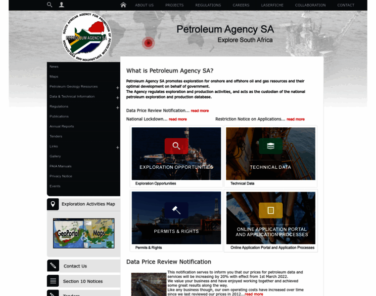 Petroleumagencysa.com thumbnail