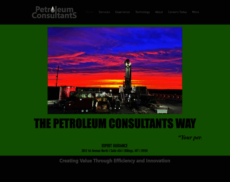 Petroleumconsultantsmt.com thumbnail